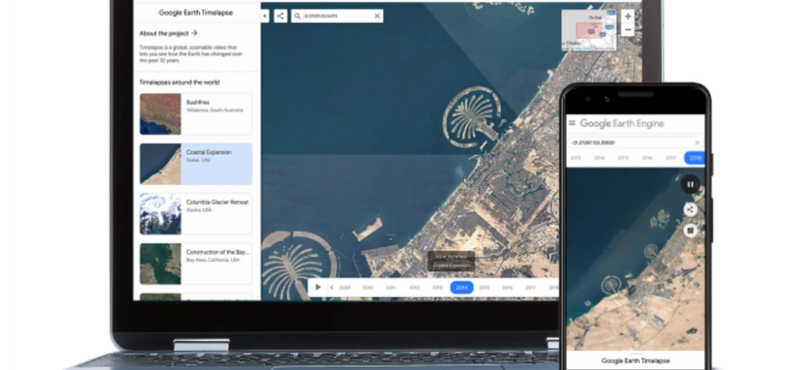 Látványos frissítést kapott a Google Earth: videóban látni, mennyit változott a Föld 34 év alatt