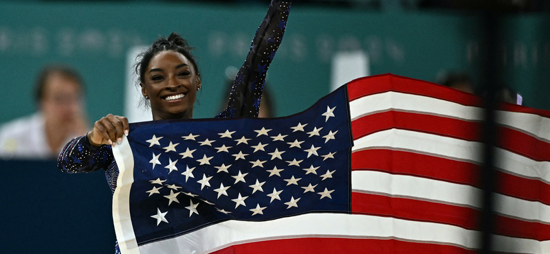 Hatodik olimpiai aranyát szerezte meg Simone Biles, harmadik az örökrangsorban