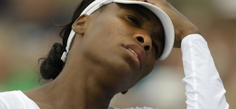 Venus Williams beteg, veszélyben a karrierje