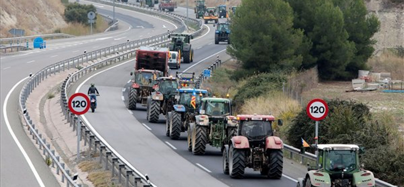 Traktorosok a katalán függetlenségi mozgalom új jelképei