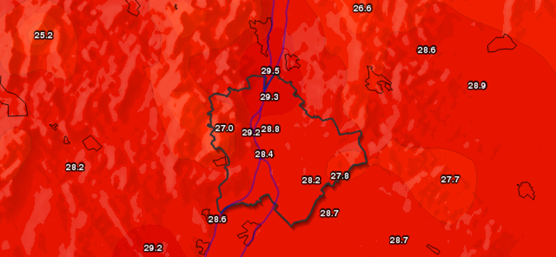 Megdőlt a melegrekord Budapesten