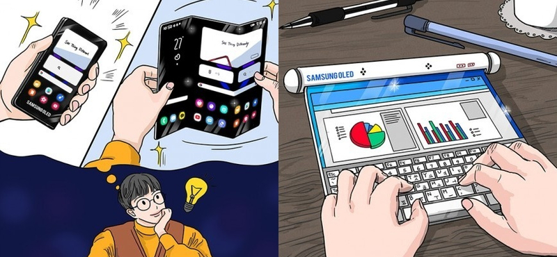 Megvillantotta a Samsung, milyen lehet a jövő okostelefonja