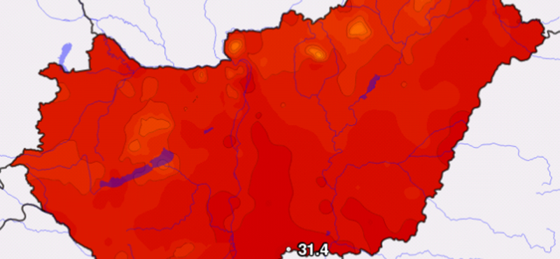 Megdőlt az országos melegrekord