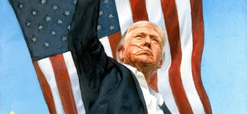 Megmutatták: ezt a festményt kapta Trump Putyintól
