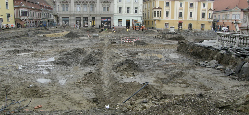 Régészeti botrány Győrött: letarolták a középkori emlékeket