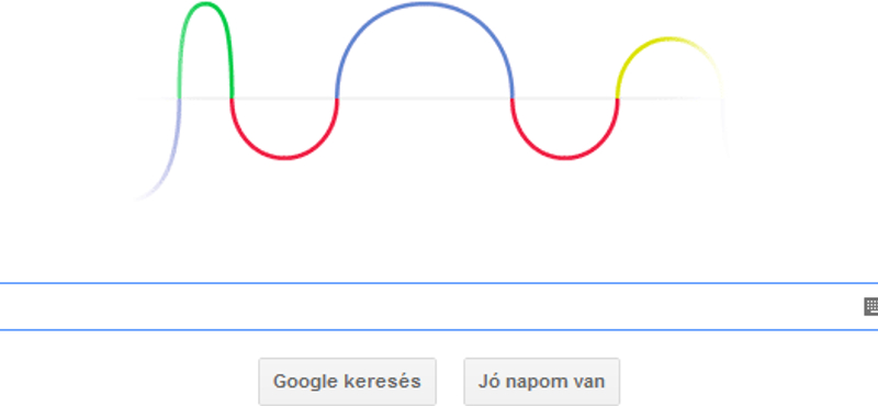 Az elektromágneses hullámzás felfedezőjének állít emléket a mai doodle