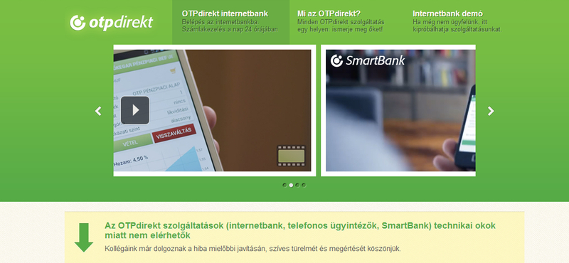 Szétesett az OTP netbankja