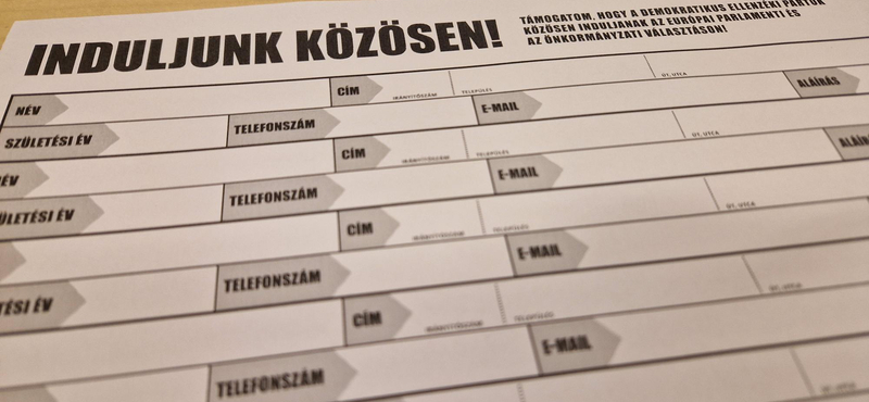 Százezer aláírást akar összegyűjteni az MSZP, hogy rábírja a többi ellenzéki pártot a közös listára a június 9-i választásokon