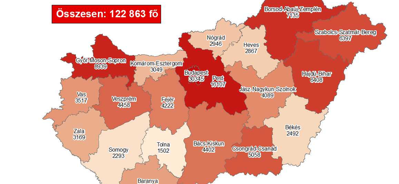 101 újabb áldozata van a koronavírusnak, közel négyezer fertőzöttet találtak