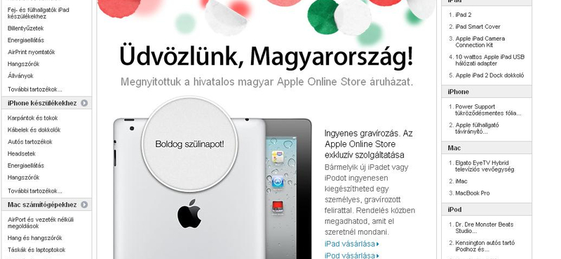 Milyen a magyar Apple Online Store? Az első tapasztalatok