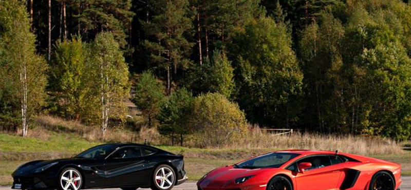 Videó: egymásnak eresztették a Lamborghini és a Ferrari csúcsgépeit