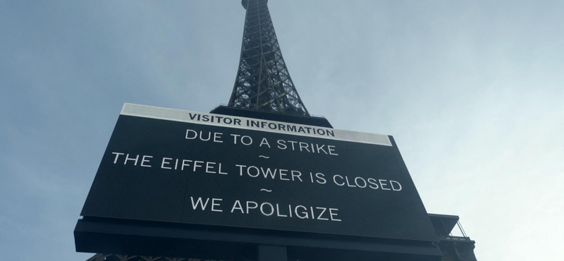 Alaposan ráfázott, aki szerdán akarta meglátogatni az Eiffel-tornyot