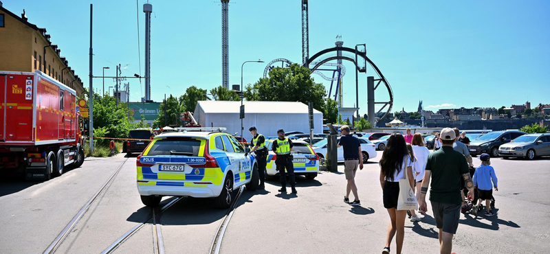 Hullámvasút siklott ki Stockholmban, egy ember meghalt