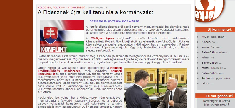 Orbán figyelmen kívül hagyta a szlovákiai magyarok érdekeit? 