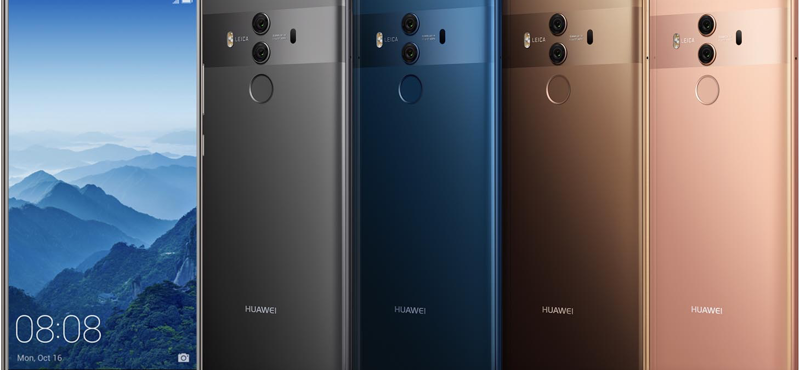 Hivatalos a Huawei eddigi legjobb telefonja, nagyot szólhat a Mate 10 Pro