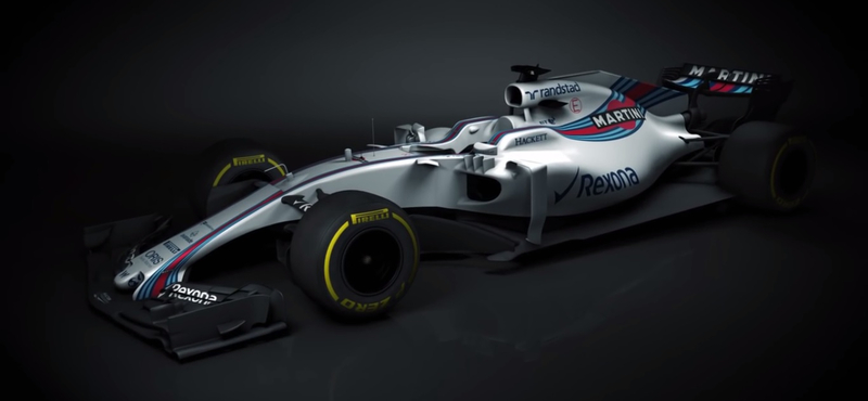 Közeleg az F1 szezon, az első fecske a Williams versenyautója