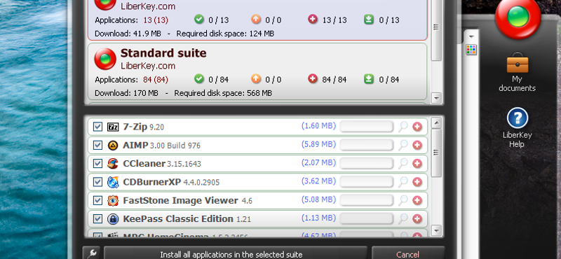 Közel 300 hordozható ingyenes alkalmazás, egyetlen csomagban