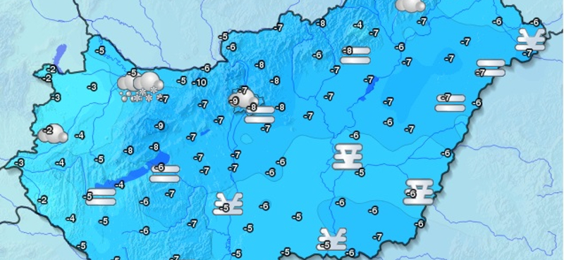 Marad a kutya hideg országszerte, északon ónos eső is jöhet