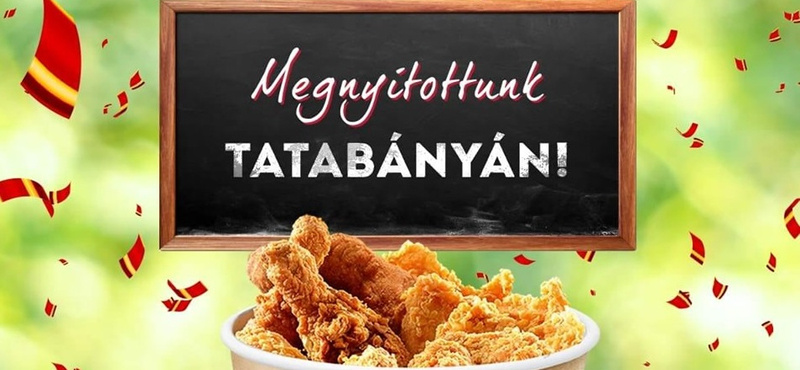 Áll a bál a tatabányai KFC megnyitása után