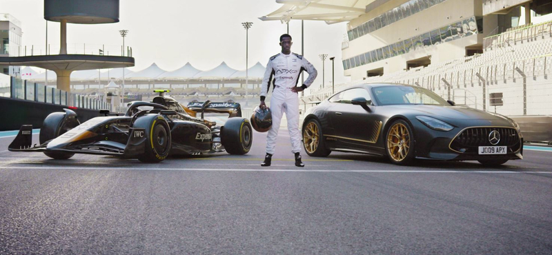 Egyedi Mercedes-AMG készült Brad Pitt F1-es filmje miatt