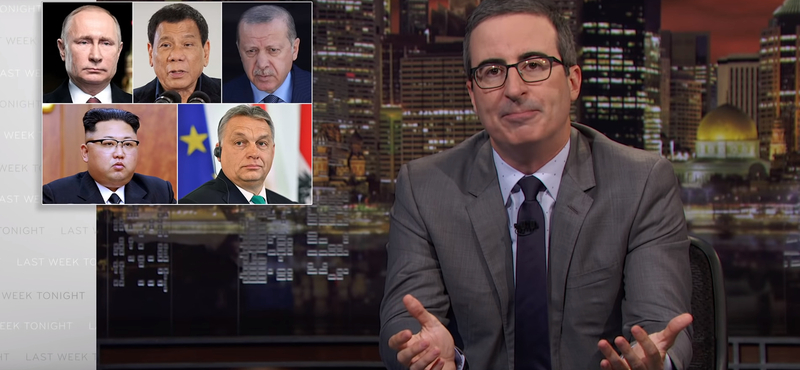 Orbán Kim Dzsong Unnal került egy lapra John Oliver műsorában