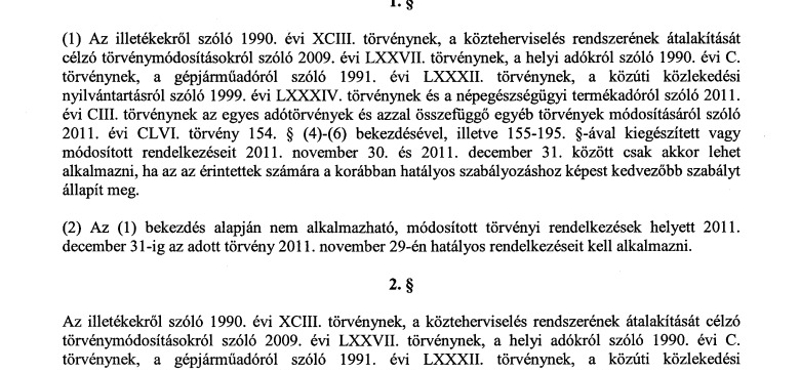 Helyesbítik a Magyar Közlönyt, egyetlen adó sem lép korábban hatályba