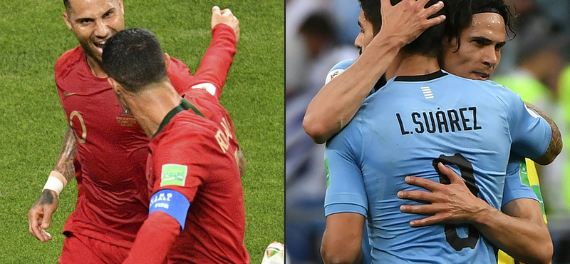 Uruguay-Portugália: Cavani, add már fel! Ronaldo, lődd be!