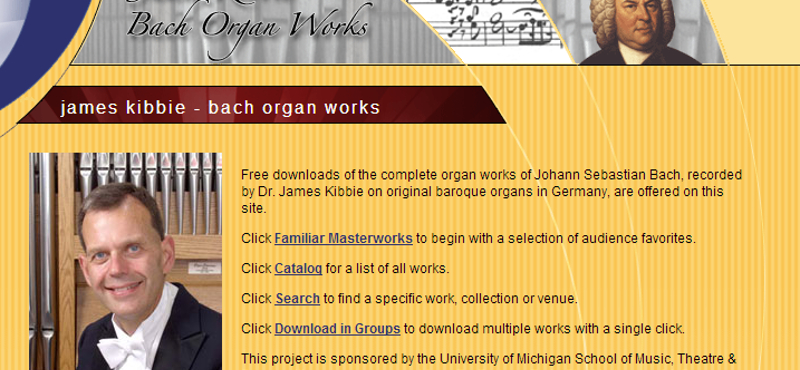 Ingyen letöltheti Bach valamennyi orgonaművét