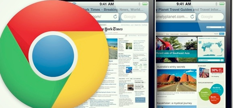 Megjelent a Google Chrome iPhone-ra és iPadre