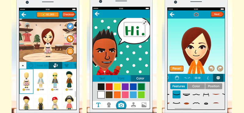 Avatarokkal érkezik a Nintendo első okostelefonos appja