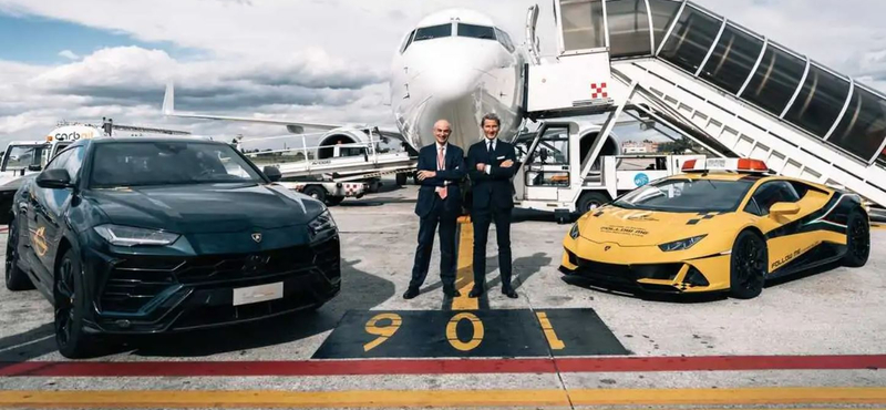 Továbbra is egy Lamborghini mutatja majd az utat a VIP repülőknek a bolognai reptéren