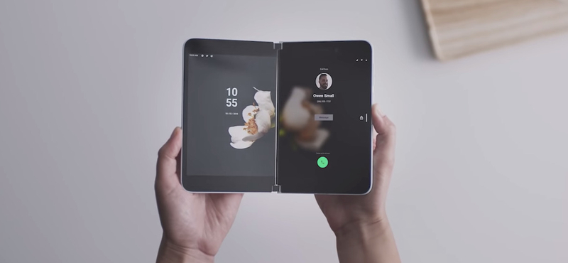 Sok részlet kiszivárgott a Microsoft kétkijelzős, androidos telefonjáról – ezt tudja majd a Surface Duo