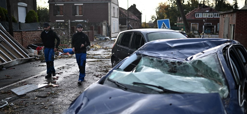 Házakat rongált meg, áramkimaradásokat okozott egy tornádó Észak-Franciaországban