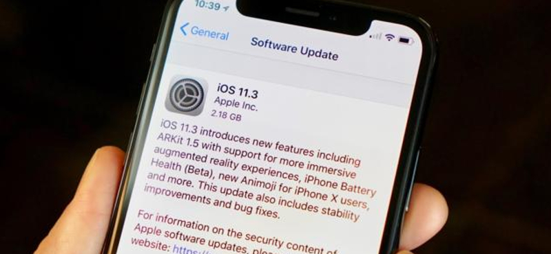 Panaszkodnak a felhasználók, valami hibádzik az iOS 11.3-nál