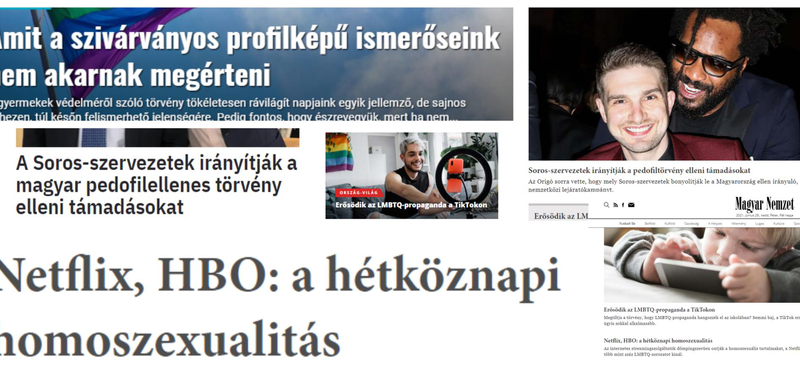 Új szintre lépett a kormánysajtó homofób propagandája