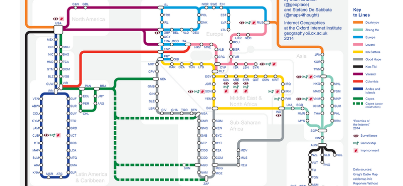 Íme az eddigi legkülönösebb internetkábel-térkép