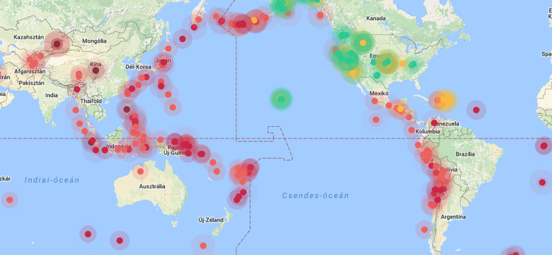 Utazna? Innen tudhatja meg, hogy hol vannak éppen földrengések