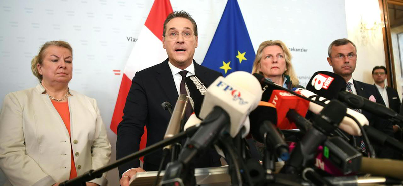 Bécsben bulihangulat van Heinz-Christian Strache lemondása után