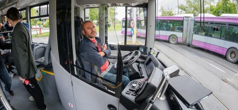 Kolozsváron már járkált egy önvezető busz