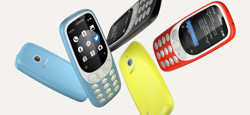 Újra itt a Nokia 3310-es, de úgy, hogy már 3G is van benne