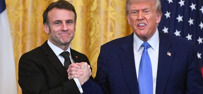 Trump nem volt hajlandó Putyint diktátornak nevezni az Ovális Irodában a Macronnal tartott találkozón