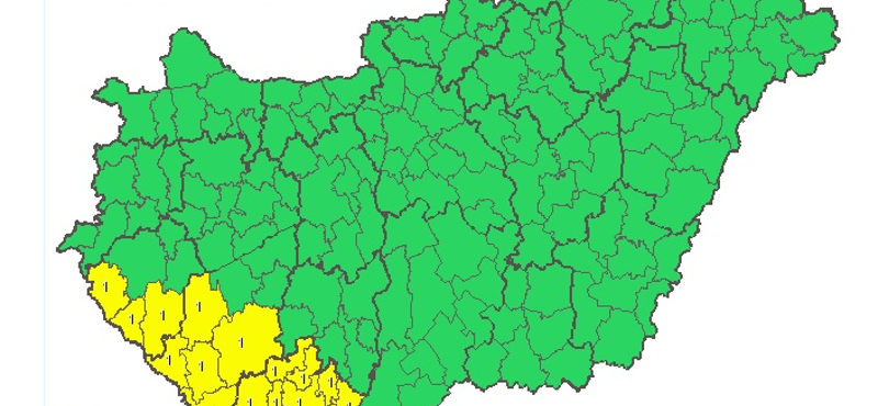 Szerda délután is számíthat zivatarokra, felhőszakadásra