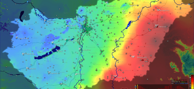 Kettészakadt az ország: 4 és 21 fok is van - fotóval