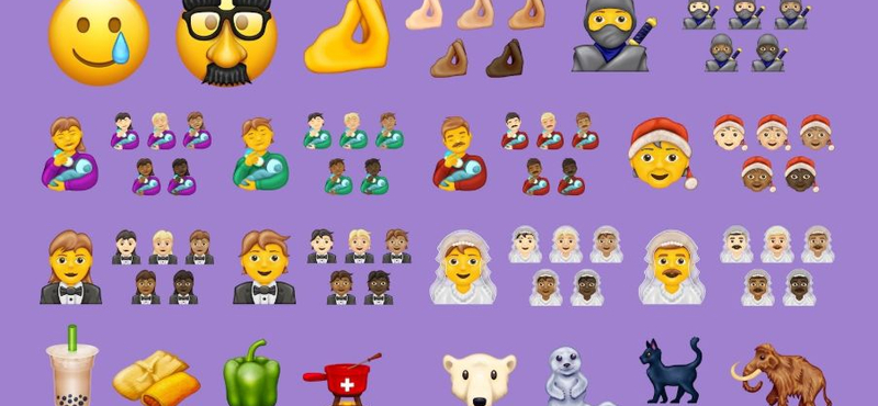 Idén 117 új emoji jelenik meg, jönnek gendersemleges szimbólumok is