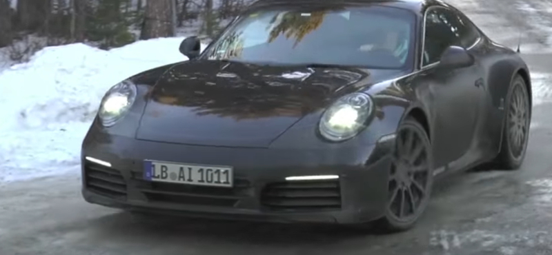 Lebukott: videón a 2019-es új Porsche 911