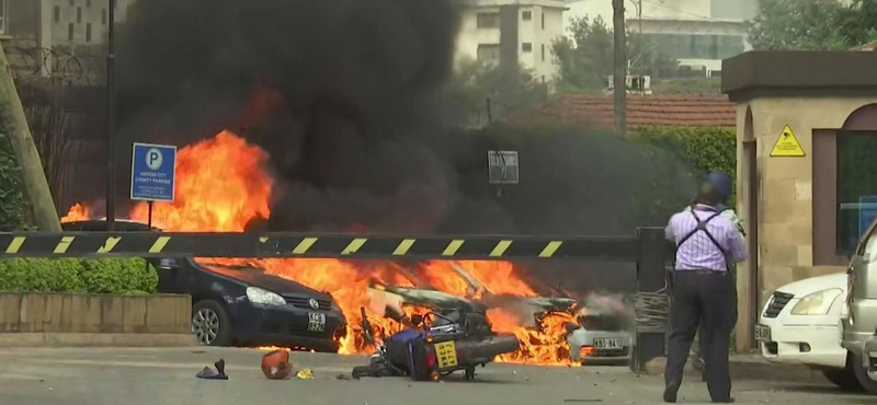 Feltételezett terrortámadás történt egy nairobi szállodában