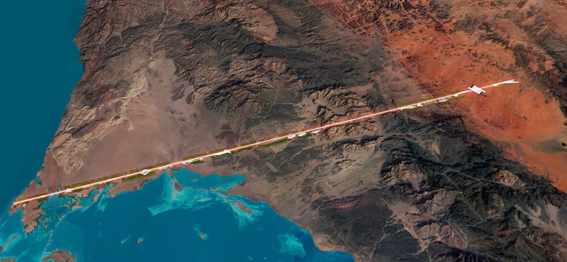 170 kilométer hosszú várost épít Szaúd-Arábia, 9 millió ember élhet majd benne