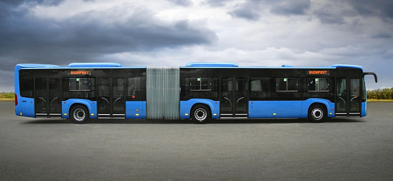 Felvonulnak az új Mercedes-buszok holnap Budapesten