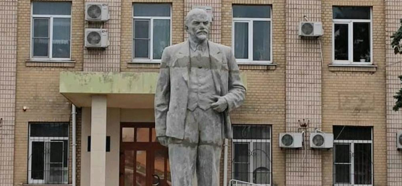 Lenin is visszatért az oroszokkal a megszállt ukrajnai városba