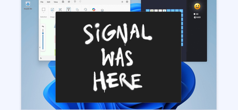 Beintett a Signal a Windows leskelődős funkciójának